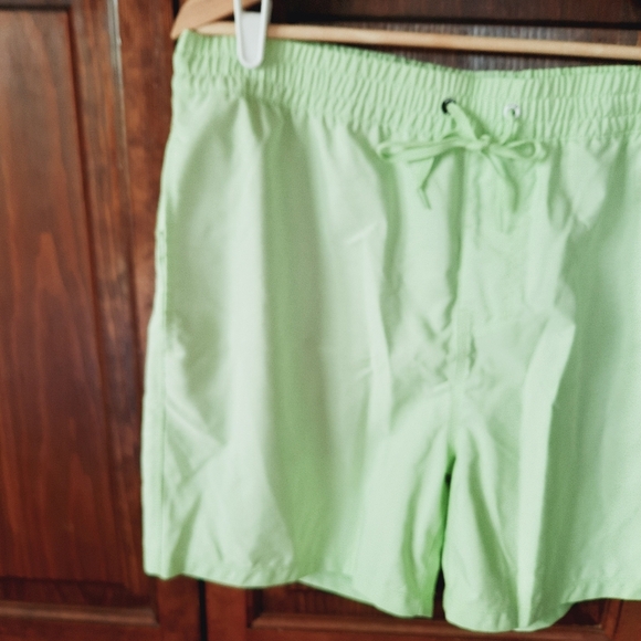 Hurley One And Only Solid Volley Boardshort 17" Lime Green Shorts Size Large - Picture 3 of 12